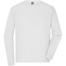 Men's Workwear-Longsleeve-T - Strapazierfähiges und pflegeleichtes Langarm Shirt [Gr. XXL] (white) (Art.-Nr. CA042553)