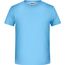 Boys' Basic-T - T-Shirt für Kinder in klassischer Form [Gr. L] (sky-blue) (Art.-Nr. CA042946)