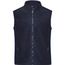 Men's Workwear Fleece Vest - Strapazierfähige Fleeceweste im Materialmix [Gr. S] (navy/navy) (Art.-Nr. CA044121)