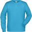Men's Sweat - Klassisches Sweatshirt mit Raglanärmeln [Gr. L] (Turquoise) (Art.-Nr. CA044213)