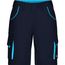 Workwear Bermudas - Funktionelle kurze Hose im sportlichen Look mit hochwertigen Details [Gr. 62] (navy/turquoise) (Art.-Nr. CA044503)