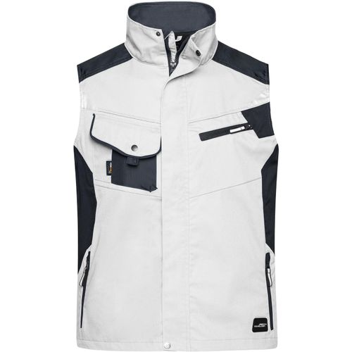 Workwear Vest - Professionelle Weste mit hochwertiger Ausstattung [Gr. 5XL] (Art.-Nr. CA044504) - Robustes, strapazierfähiges Mischgewebe...