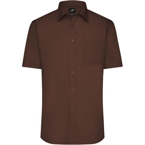 Men's Shirt Shortsleeve Poplin - Klassisches Shirt aus pflegeleichtem Mischgewebe [Gr. 4XL] (Art.-Nr. CA044581) - Popeline-Qualität mit Easy-Care-Ausrüs...