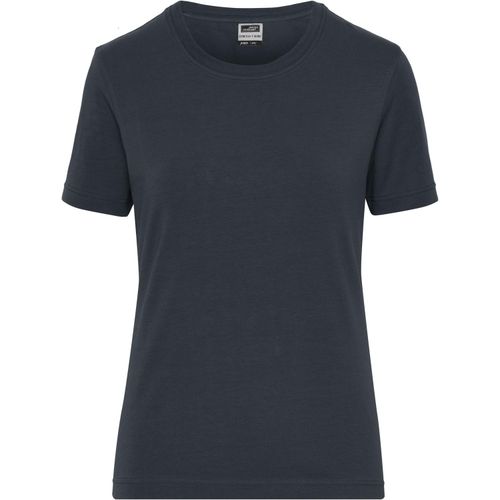 Ladies' BIO Stretch-T Work - T-Shirt aus weichem Elastic-Single-Jersey [Gr. 3XL] (Art.-Nr. CA044880) - Gekämmte, ringgesponnene BIO-Baumwolle,...