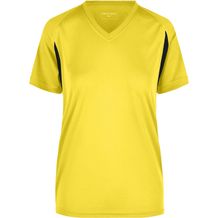 Ladies' Running-T - Funktionelles Laufshirt [Gr. M] (yellow/black) (Art.-Nr. CA044895)