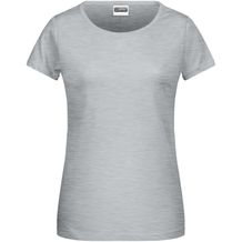 Ladies' Basic-T - Damen T-Shirt in klassischer Form [Gr. S] (grey-heather) (Art.-Nr. CA045436)