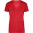 Ladies' Gipsy T-Shirt - Trendiges T-Shirt mit V-Ausschnitt [Gr. L] (chili) (Art.-Nr. CA046062)