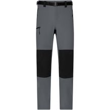 Men's Trekking Pants - Bi-elastische Outdoorhose in sportlicher Optik [Gr. L] (carbon/black) (Art.-Nr. CA047093)
