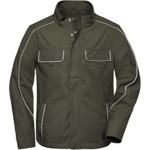 Workwear Softshell Light Jacket - Professionelle, leichte Softshelljacke im cleanen Look mit hochwertigen Details [Gr. M] (olive) (Art.-Nr. CA047548)