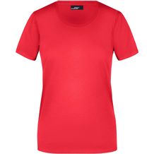 Ladies' Basic-T - Leicht tailliertes T-Shirt aus Single Jersey [Gr. 3XL] (tomato) (Art.-Nr. CA047579)