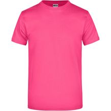 Round-T Heavy (180g/m²) - Komfort-T-Shirt aus strapazierfähigem Single Jersey [Gr. 5XL] (pink) (Art.-Nr. CA048657)