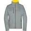Ladies' Softshell Jacket - Softshell-Jacke in Melange-Optik [Gr. XL] (dark-melange/yellow) (Art.-Nr. CA049429)