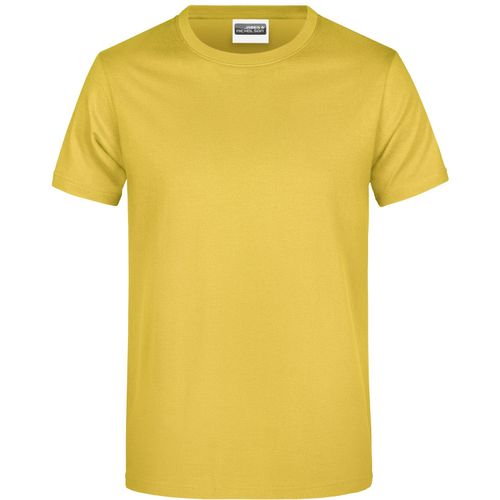 Promo-T Man 180 - Klassisches T-Shirt [Gr. S] (Art.-Nr. CA049778) - Single Jersey, Rundhalsausschnitt,...