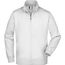 Men's Jacket - Sweatjacke aus formbeständiger Sweat-Qualität [Gr. 3XL] (white) (Art.-Nr. CA050076)