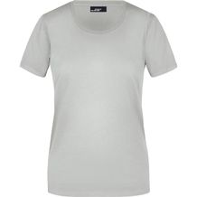 Ladies' Basic-T - Leicht tailliertes T-Shirt aus Single Jersey [Gr. 3XL] (light-grey) (Art.-Nr. CA050471)