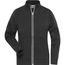 Ladies' Doubleface Work Jacket - SOLID - - Funktionelle Jacke mit Stehkragen und Kängurutasche [Gr. XS] (black) (Art.-Nr. CA050614)