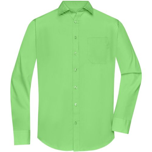 Men's Shirt Longsleeve Poplin - Klassisches Shirt aus pflegeleichtem Mischgewebe [Gr. 4XL] (Art.-Nr. CA051320) - Popeline-Qualität mit Easy-Care-Ausrüs...