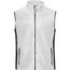 Men's Workwear Fleece Vest - Strapazierfähige Fleeceweste im Materialmix [Gr. 3XL] (white/carbon) (Art.-Nr. CA051978)
