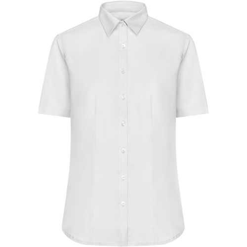 Ladies' Shirt Shortsleeve Micro-Twill - Klassisches Shirt in pflegeleichter Baumwollqualität [Gr. L] (Art.-Nr. CA052586) - Bügelfreie Micro-Twill Qualität m...