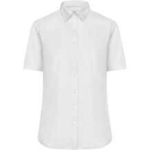 Ladies' Shirt Shortsleeve Micro-Twill - Klassisches Shirt in pflegeleichter Baumwollqualität [Gr. L] (white) (Art.-Nr. CA052586)