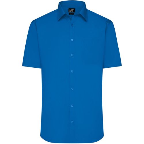 Men's Shirt Shortsleeve Poplin - Klassisches Shirt aus pflegeleichtem Mischgewebe [Gr. M] (Art.-Nr. CA053055) - Popeline-Qualität mit Easy-Care-Ausrüs...