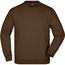 Round-Sweat Heavy Junior - Klassisches Komfort Rundhals-Sweatshirt [Gr. M] (Brown) (Art.-Nr. CA053233)