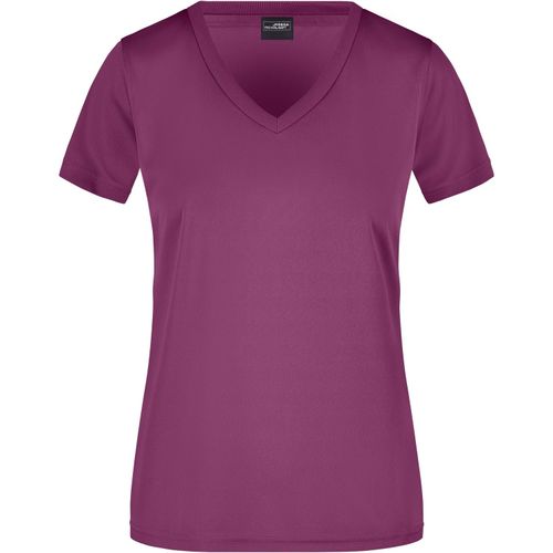 Ladies' Active-V - Funktions T-Shirt für Freizeit und Sport [Gr. XXL] (Art.-Nr. CA053251) - Feiner Single Jersey
V-Ausschnitt,...