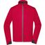 Men's Sports Softshell Jacket - Funktionelle Softshelljacke für Sport, Freizeit und Promotion [Gr. M] (light-red/black) (Art.-Nr. CA053742)