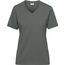 Ladies' BIO Workwear T-Shirt - Strapazierfähiges und pflegeleichtes T-Shirt [Gr. 4XL] (dark-grey) (Art.-Nr. CA053813)