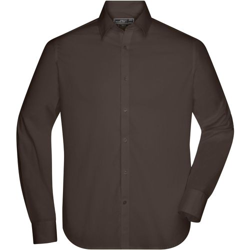 Men's Shirt Slim Fit Long - Modisch tailliertes Cityhemd und Damenbluse [Gr. S] (Art.-Nr. CA054933) - Feine, elastische und hautsympathische...