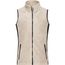 Ladies' Workwear Fleece Vest - Strapazierfähige Fleeceweste im Materialmix [Gr. L] (stone/black) (Art.-Nr. CA055288)