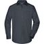 Men's Business Shirt Long-Sleeved - Klassisches Shirt aus strapazierfähigem Mischgewebe [Gr. 5XL] (carbon) (Art.-Nr. CA056047)