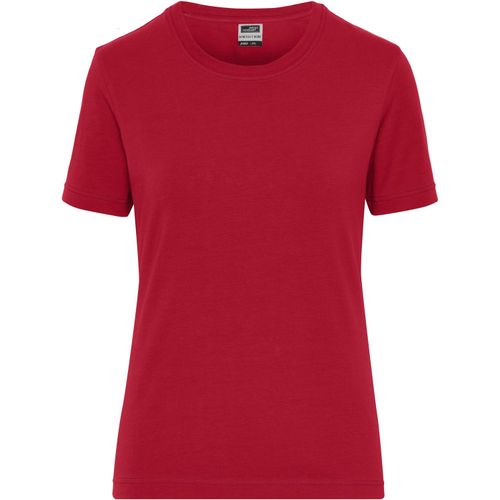 Ladies' BIO Stretch-T Work - T-Shirt aus weichem Elastic-Single-Jersey [Gr. 3XL] (Art.-Nr. CA056323) - Gekämmte, ringgesponnene BIO-Baumwolle,...