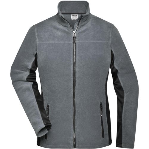 Ladies' Workwear Fleece Jacket - Strapazierfähige Fleecejacke im Materialmix [Gr. XS] (Art.-Nr. CA057158) - Pflegeleichter Anti-Pilling-Microfleece
...