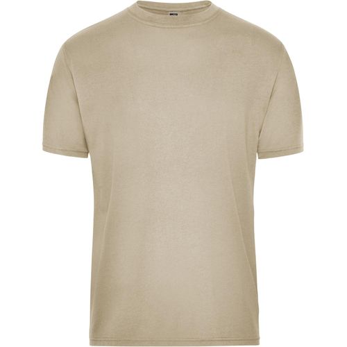 Men's BIO Workwear T-Shirt - Strapazierfähiges und pflegeleichtes T-Shirt [Gr. L] (Art.-Nr. CA057336) - Materialmix aus gekämmter, ringgesponne...