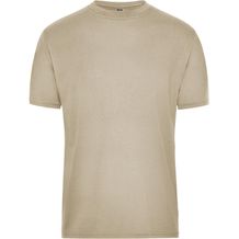 Men's BIO Workwear T-Shirt - Strapazierfähiges und pflegeleichtes T-Shirt [Gr. L] (stone) (Art.-Nr. CA057336)