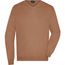 Men's V-Neck Pullover - Klassischer Baumwoll-Pullover [Gr. 3XL] (camel) (Art.-Nr. CA057615)