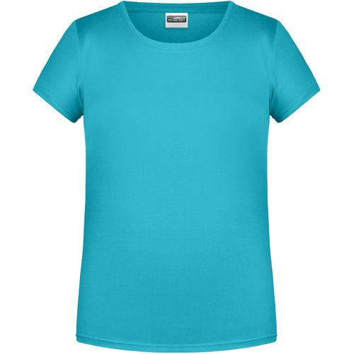 Girls' Basic-T - T-Shirt für Kinder in klassischer Form [Gr. XL] (Art.-Nr. CA057632) - 100% gekämmte, ringgesponnene BIO-Baumw...