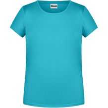 Girls' Basic-T - T-Shirt für Kinder in klassischer Form [Gr. XL] (pacific) (Art.-Nr. CA057632)