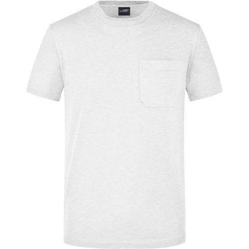Men's Round-T Pocket - Klassisches T-Shirt mit Brusttasche [Gr. L] (Art.-Nr. CA057707) - Gekämmte, ringgesponnene Baumwolle
Rund...
