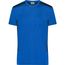 Men's Workwear T-Shirt - Strapazierfähiges und pflegeleichtes T-Shirt mit Kontrasteinsätzen [Gr. S] (royal/navy) (Art.-Nr. CA058612)