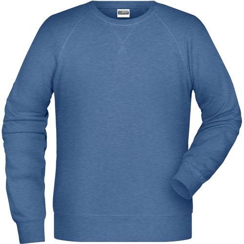Men's Sweat - Klassisches Sweatshirt mit Raglanärmeln [Gr. 5XL] (Art.-Nr. CA058675) - Hochwertige French Terry-Qualität, 85...