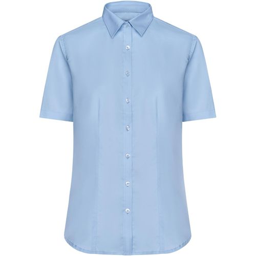 Ladies' Shirt Shortsleeve Micro-Twill - Klassisches Shirt in pflegeleichter Baumwollqualität [Gr. XXL] (Art.-Nr. CA059134) - Bügelfreie Micro-Twill Qualität m...