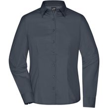 Ladies' Business Shirt Long-Sleeved - Klassisches Shirt aus strapazierfähigem Mischgewebe [Gr. M] (carbon) (Art.-Nr. CA059252)