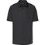 Men's Business Shirt Short-Sleeved - Klassisches Shirt aus strapazierfähigem Mischgewebe [Gr. S] (black) (Art.-Nr. CA061057)