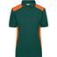 Ladies' Workwear Polo - Pflegeleichtes und strapazierfähiges Polo mit Kontrasteinsätzen [Gr. S] (dark-green/orange) (Art.-Nr. CA061124)