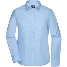 Ladies' Shirt Longsleeve Micro-Twill - Klassisches Shirt in pflegeleichter Baumwollqualität [Gr. XS] (light-blue) (Art.-Nr. CA061493)