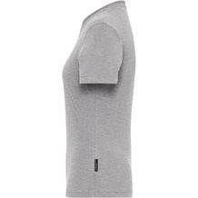 Ladies' BIO Stretch-T Work - T-Shirt aus weichem Elastic-Single-Jersey (grey-heather) (Art.-Nr. CA061597)