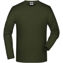 Elastic-T Long-Sleeved - Langarm-Shirt mit Elasthan [Gr. XXL] (olive) (Art.-Nr. CA061773)