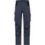 Workwear Stretch-Pants Slim Line - Spezialisierte Arbeitshose in schmaler Schnittführung mit elastischen Einsätzen und funktionellen Details [Gr. 110] (carbon/black) (Art.-Nr. CA062182)